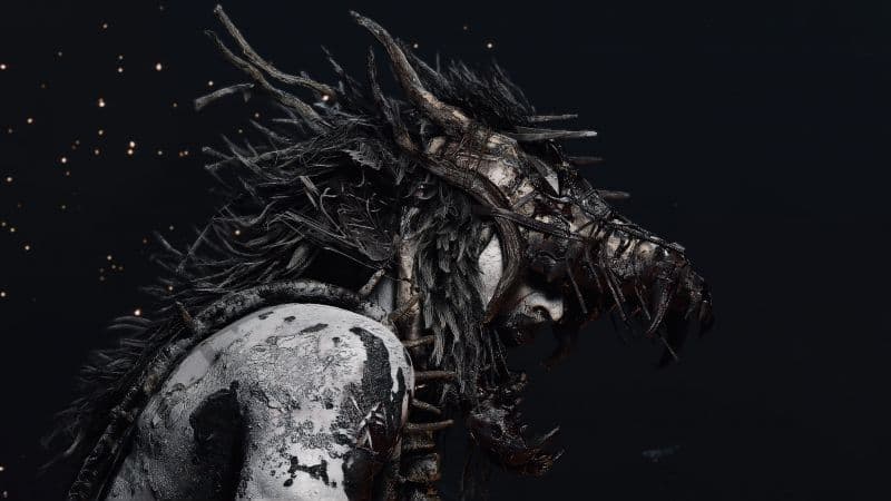 Senua's Saga Hellblade II Dark background Wallpaper
