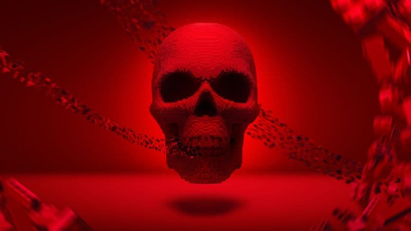 LEGO Skull Wallpaper