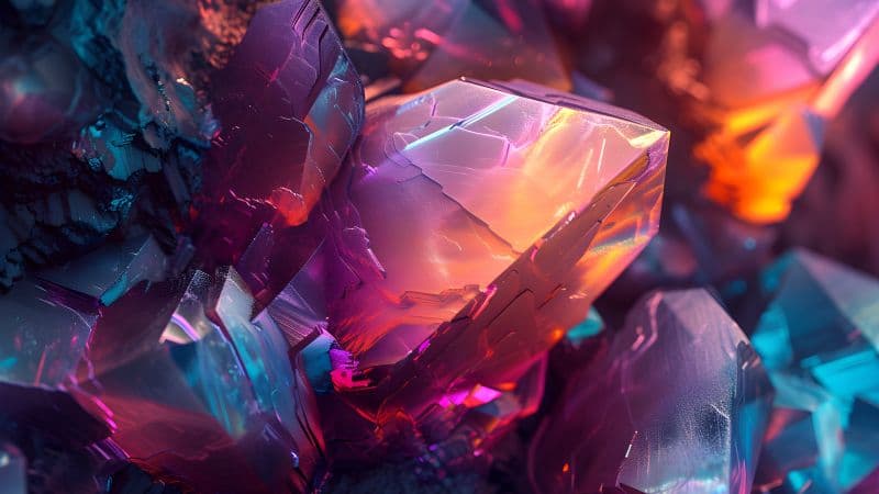 Gemstone Crystals Wallpaper
