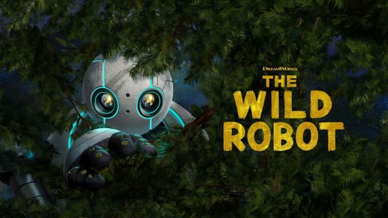 The Wild Robot Movie poster Wallpaper