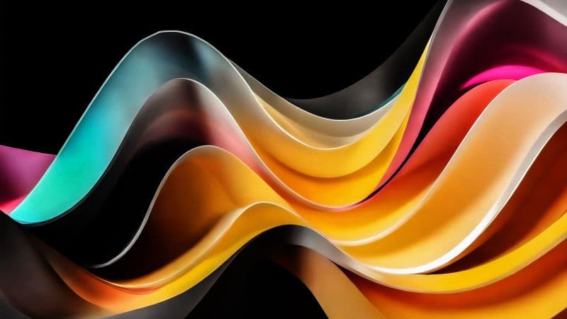 Waves Abstract design Wallpaper
