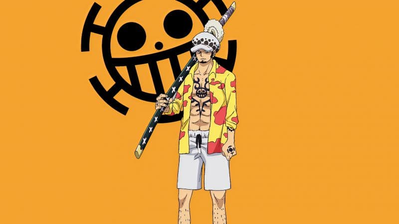 Trafalgar Law Minimal art Wallpaper