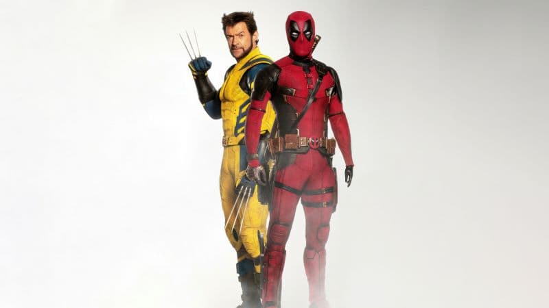 Deadpool & Wolverine White background Wallpaper