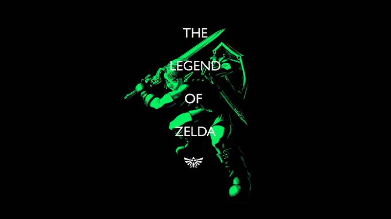 Link (The Legend of Zelda) Black Wallpaper