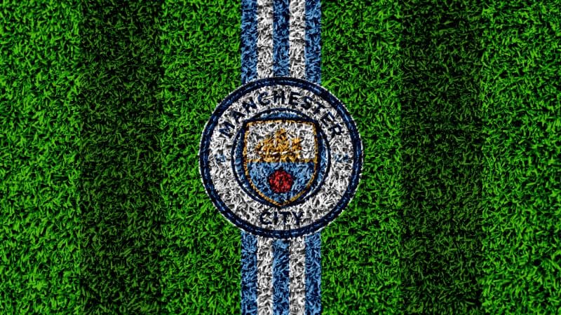 Manchester City FC Grass field Wallpaper