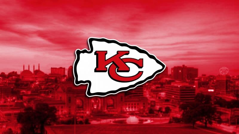Kansas City Chiefs Red background Wallpaper