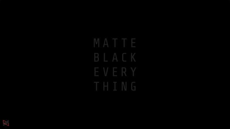 Matte black Everything Wallpaper