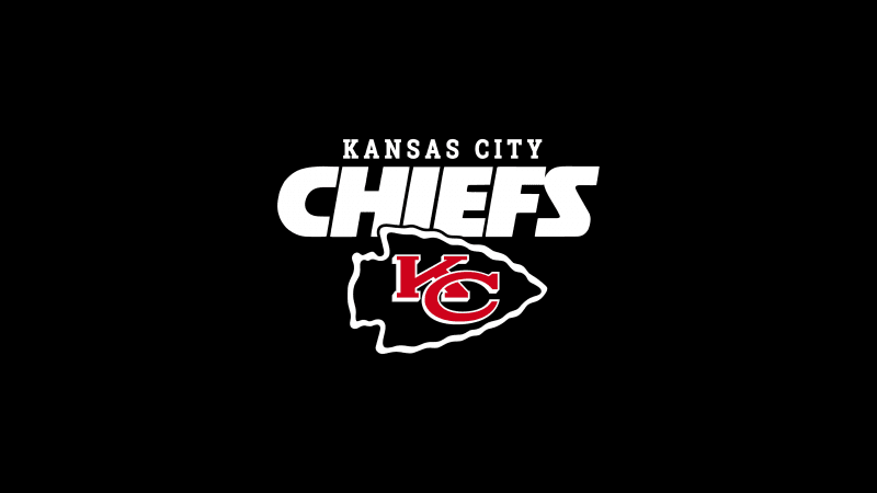 Kansas City Chiefs Black background Wallpaper