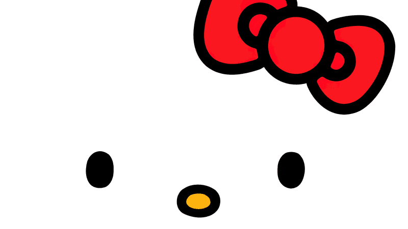 Hello Kitty White background Wallpaper