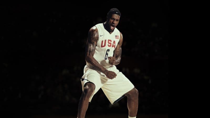 American basketball player LeBron James Wallpaper