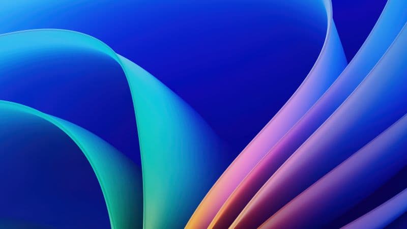 Blue abstract Windows 11 Wallpaper