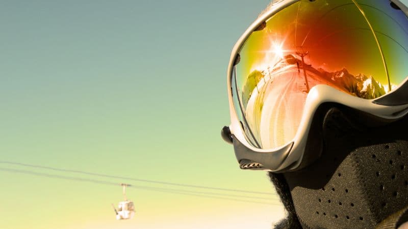 Skier Sunglasses Wallpaper