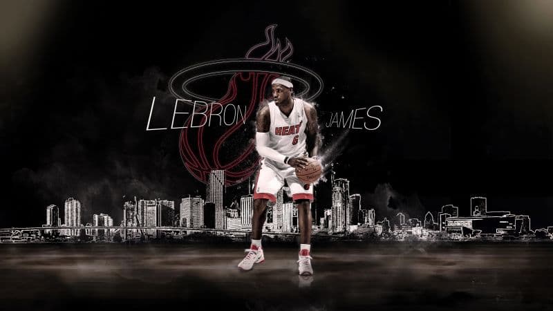 LeBron James Miami Heat Wallpaper