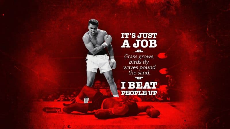 Muhammad Ali Popular quotes Wallpaper