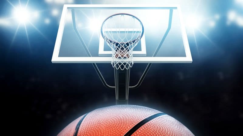 Basketball backboard Lighting Wallpaper