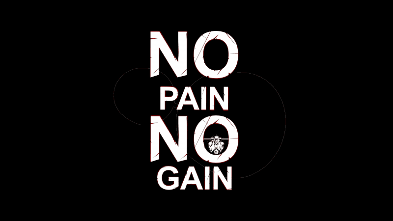 No pain No gain Motivational quotes Wallpaper