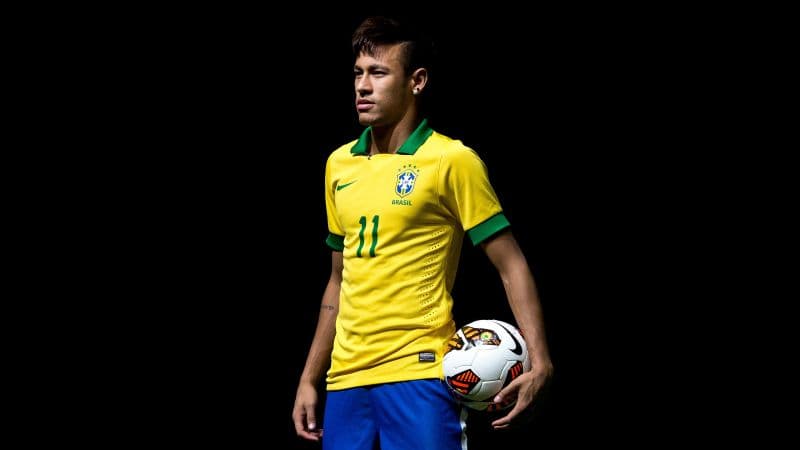 Neymar Jr Black background Wallpaper