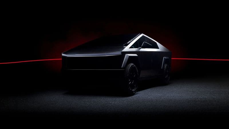 Tesla Cybertruck Dark aesthetic Wallpaper