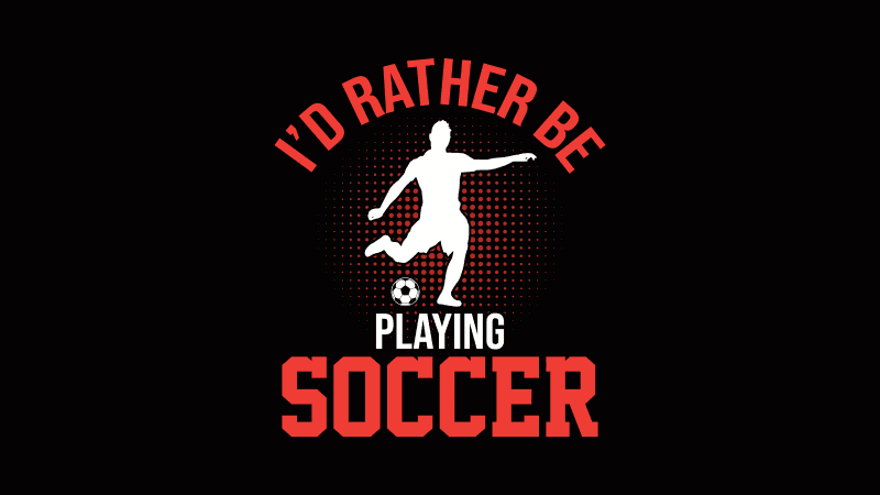 Playing Soccer Wallpaper