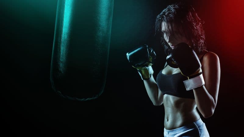 Boxing Woman Wallpaper