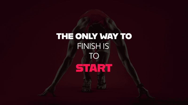 The only way to finish is to start wallpaper