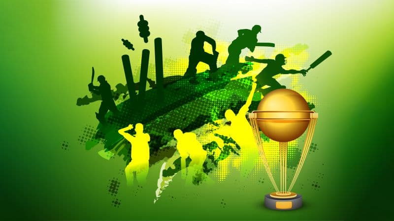 Cricket World Cup Illustration Wallpaper