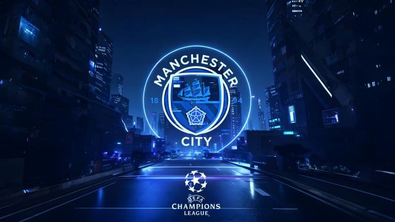 Manchester City FC Futuristic Wallpaper