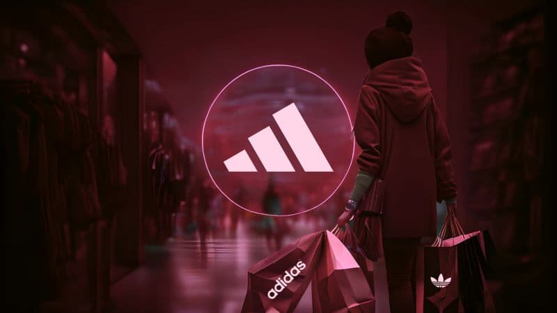 Adidas Neon logo Wallpaper