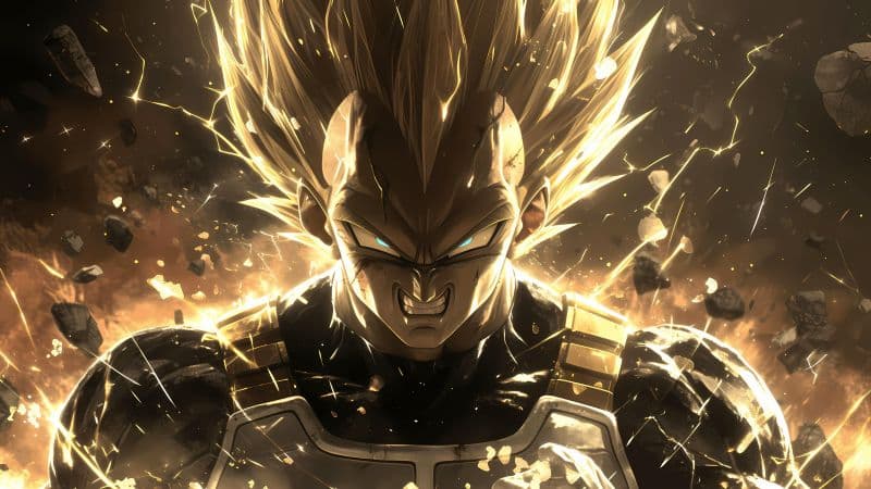 Angry Vegeta Wallpaper