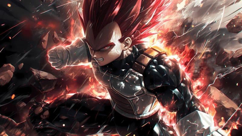 Vegeta Super Saiyan God Wallpaper
