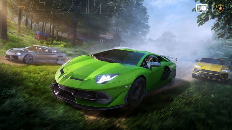 PUBG MOBILE Lamborghini Aventador Wallpaper