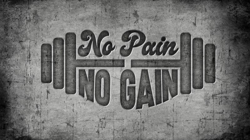 No pain No gain 5K Wallpaper
