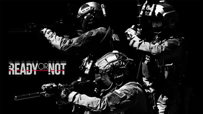 Ready or Not Black background Wallpaper