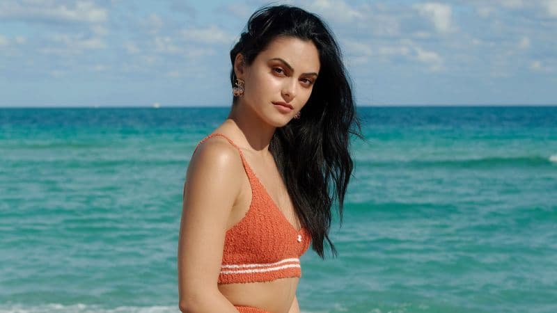 Camila Mendes Beach Photoshoot for ELLE Wallpaper