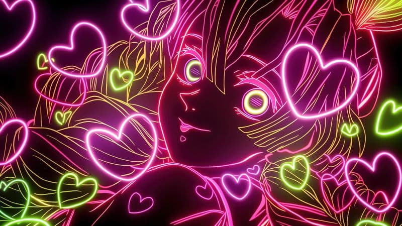 Mitsuri Kanroji Pink aesthetic Wallpaper