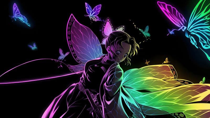 Shinobu Kocho Colorful art Wallpaper