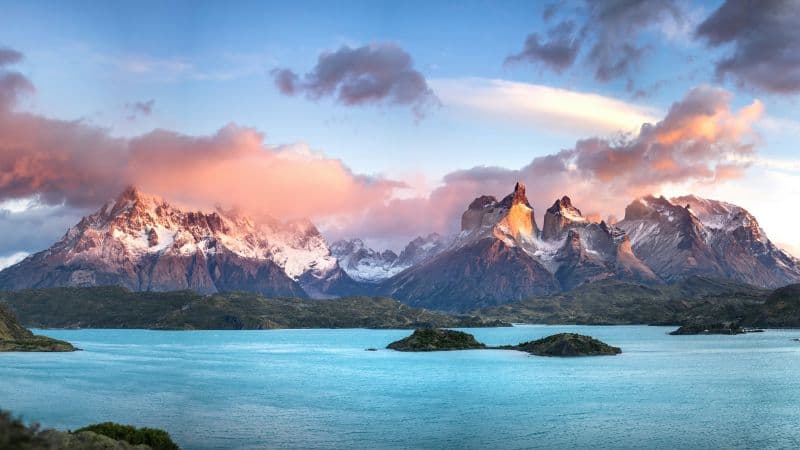 Torres del Paine National Park Panorama Wallpaper