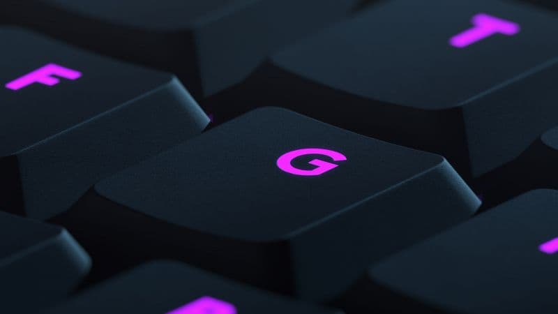Illuminated Keyboard Wallpaper