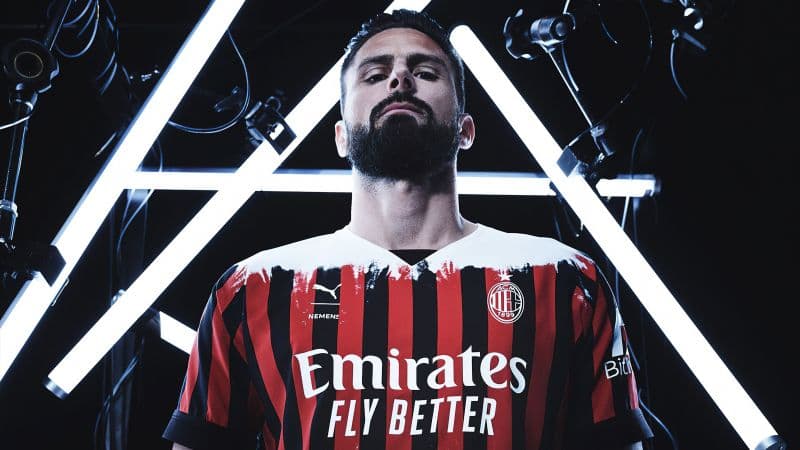 Olivier Giroud AC Milan Wallpaper