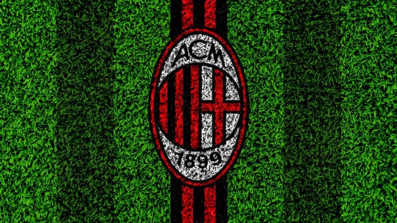 AC Milan Green background Wallpaper