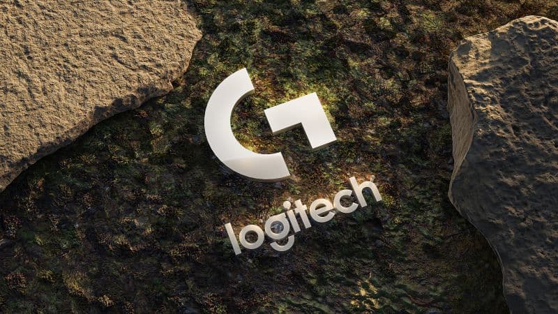 Logitech 3D logo Wallpaper