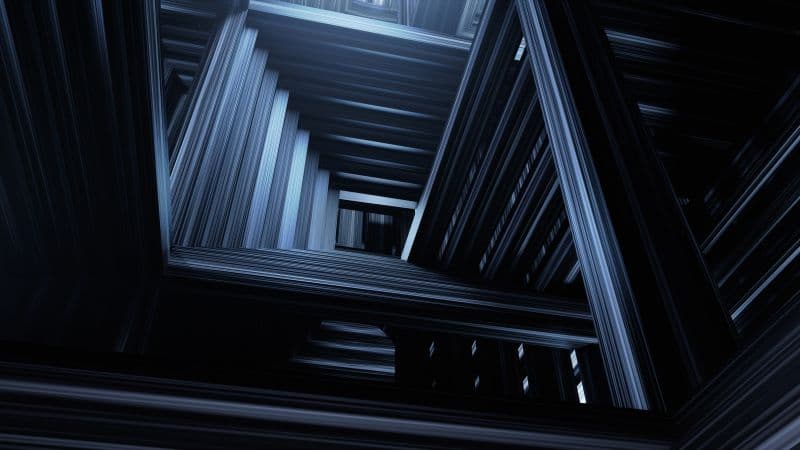 Mysterious Geometric Wallpaper
