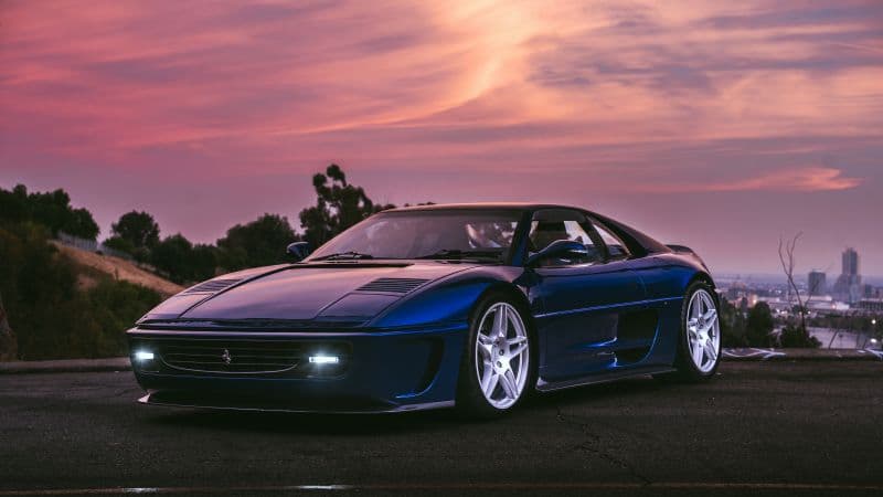 Ferrari F355 Retro Supercar by Evoluto Wallpaper