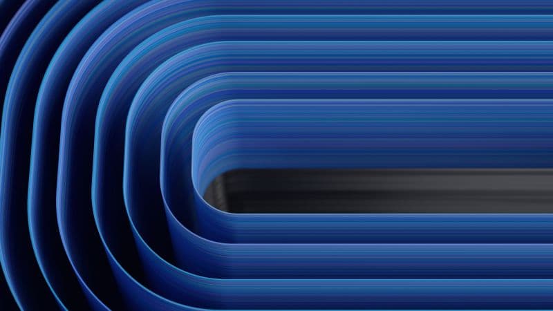 Blue aesthetic 3D background Wallpaper