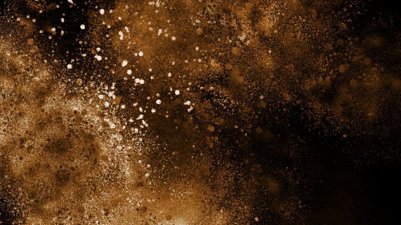 Explosion Golden yellow Wallpaper