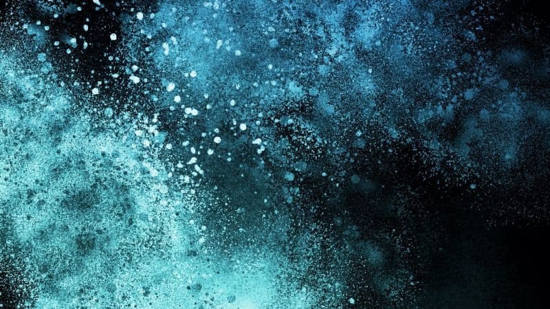 Explosion Aqua blue Wallpaper