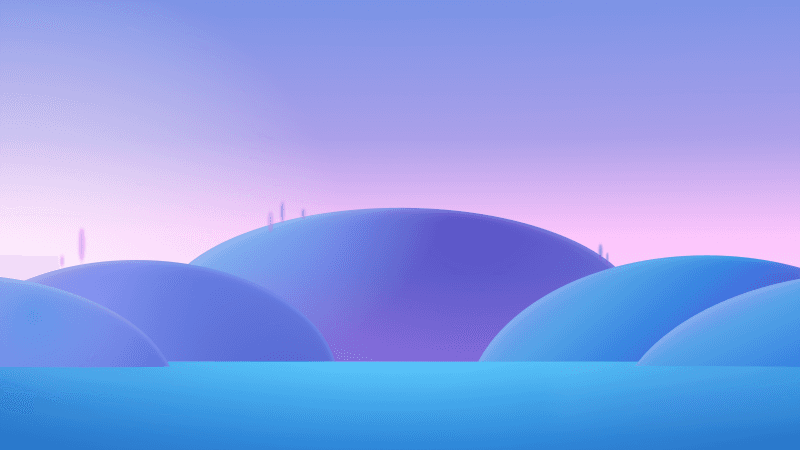 Morning glow Landscape Wallpaper