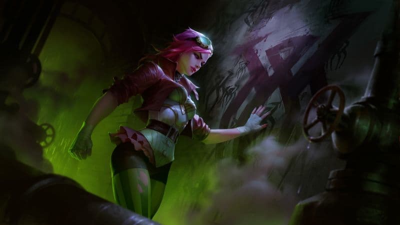 Vi (LoL) Game poster Wallpaper