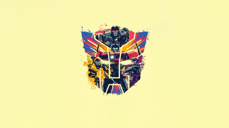Transformers One Minimalist Wallpaper