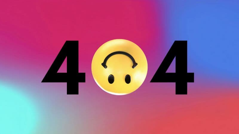 404 Error Smiley Wallpaper